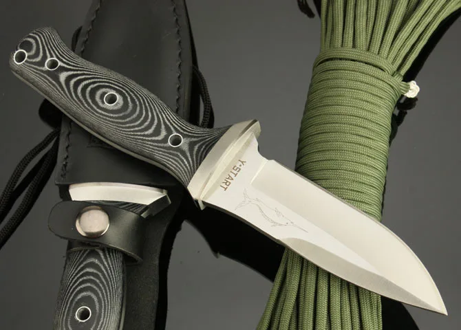 JIANYU Красивая Высокого качества Фиксированной Охотничий Нож AUS-8A Лезвия Ножи