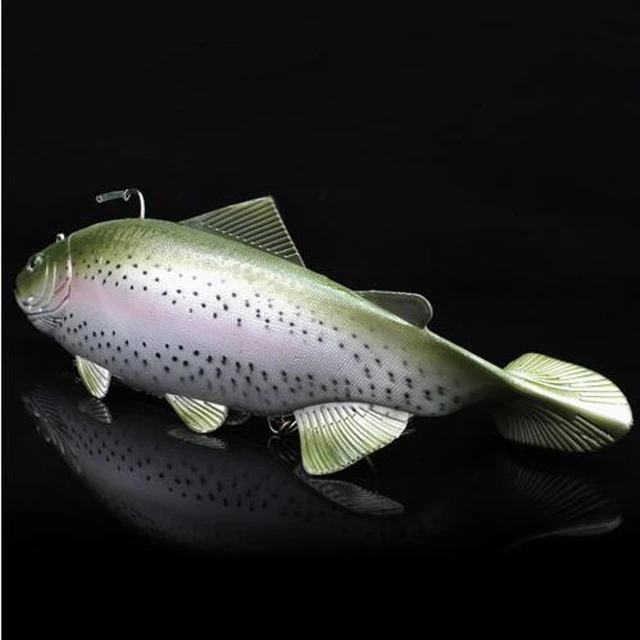 Posidon 1PCS 20cm/30cm Sea Fishing Big Size Simulate Soft Fishing Lure Artificial  Baits Peche Swimbait Crank Bait - AliExpress