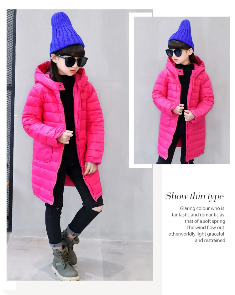 hooded children thick down coat winter 2017 long warm jacket for girls kids coats for little big girl outerwear clothing 8 10 12 years  (20)