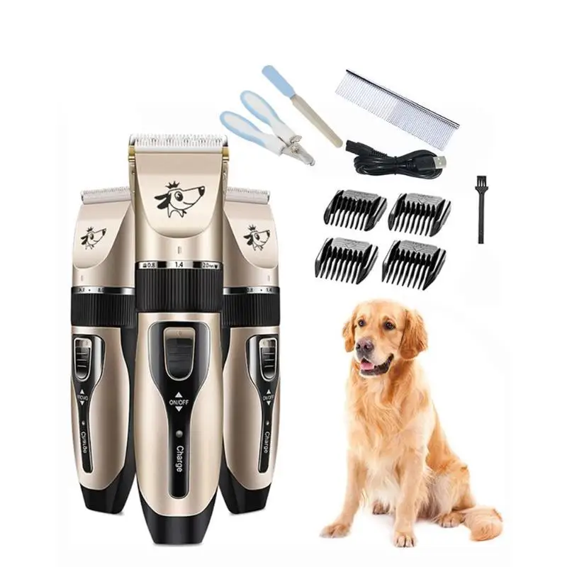 

Electric Pet Hair Clipper Dog Hair Trimmer Cutter Shaver Beauty Scissors Rechargeable Grooming Tool Low-noise Pet Haircut Shave