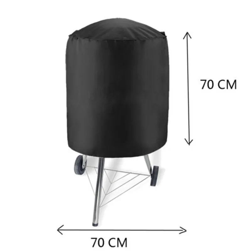Чехол на гриль барбекю газовая крышка барбекю защита от брызг наружная водонепроницаемая защита Высокое качество круглый водонепроницаемый чехол