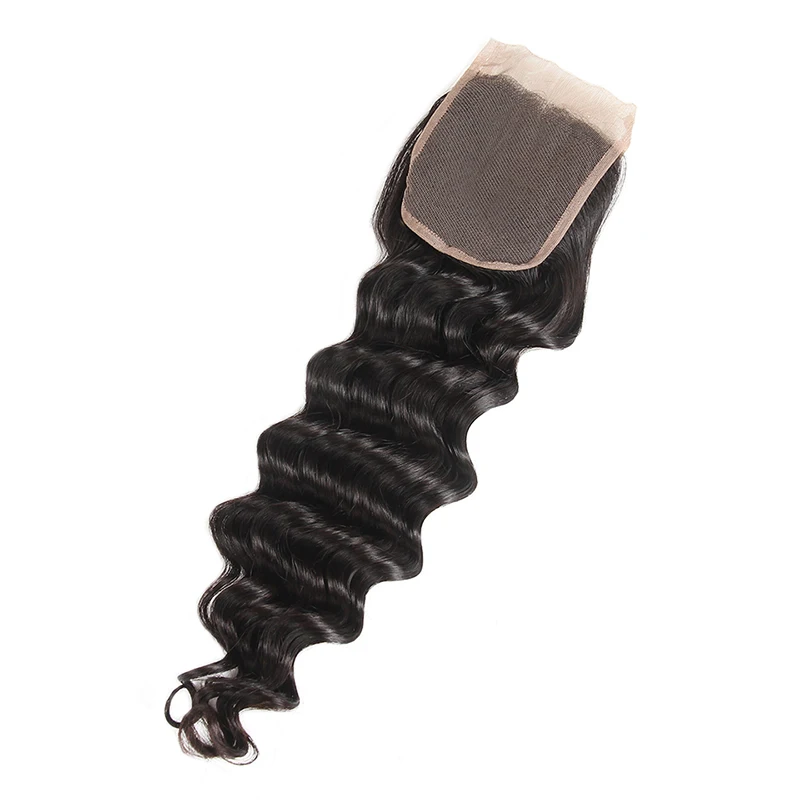 Megalook Malaysian Loose Deep Wave Bundles with Closure 3pcs 100% Human Hair with Lace Closure Megalook Malaysian Loose Deep Wave Bundles with Closure 3pcs 100% Human Hair with Lace Closure