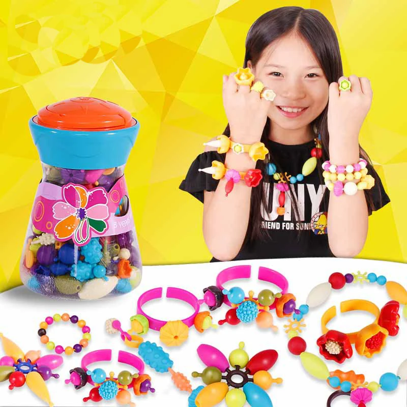 Buy Bottled 200pcs DIY Pop Beads Necklace And Bracelet