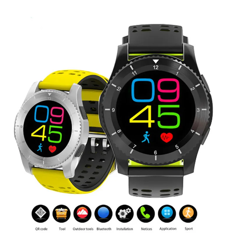 

GS8 Smart Watch Waterproof Wristwatch SIM Card Message Remind Blood Pressure Heart Rate Monitor Bluetooth Pedometer Smartwatches