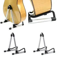 Universal plegable a-frame soporte guitarra marco piso Rack Holder para guitarra acústica/guitarra eléctrica/Bajo nuevo llegada