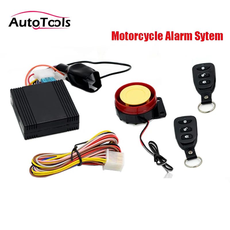 

Motorcycle Alarm System Scooter Anti-theft Security Alarm System Remote Control Engine Start+Alarme Moto Speaker