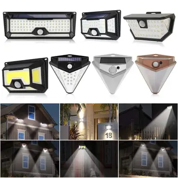 

66/118/136LED Solar Light Solar PIR Motion Sensor Lamp IP65 Waterproof Outdoor Garden Yard Lamp Emergency Security Light Solar