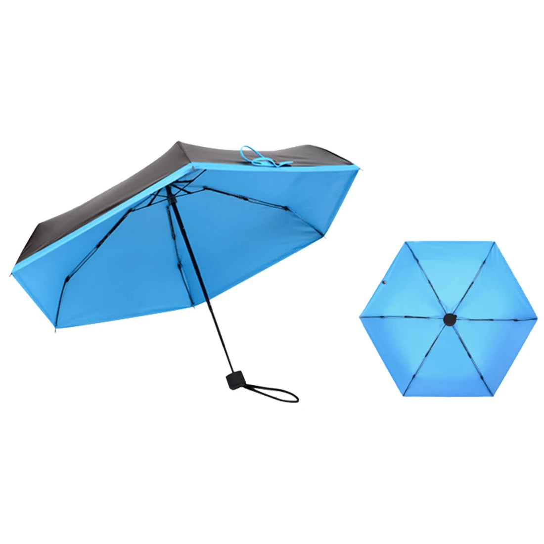 

Hot Mini Pocket Umbrella Women Sunny and Rainy Mini Fashion Folding Umbrellas 210g Small Sun Parasol Umbrella