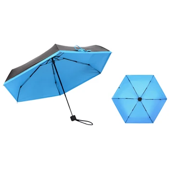

Hot Mini Pocket Umbrella Women Sunny and Rainy Mini Fashion Folding Umbrellas 210g Small Sun Parasol Umbrella