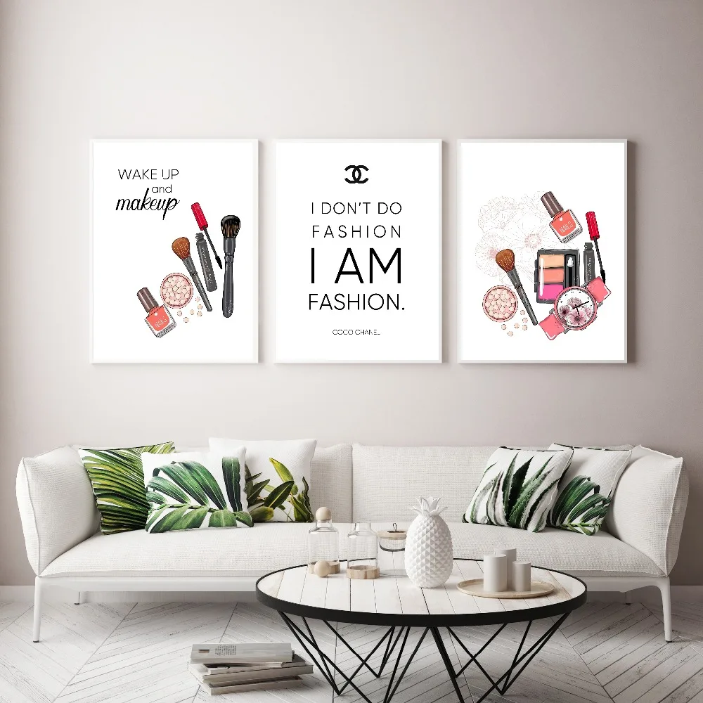 

Modern Home Decor Fashion Women Dressing Table Canvas Paintings For Living Room Sofa Wall Art Pictures For Living Room No Frame