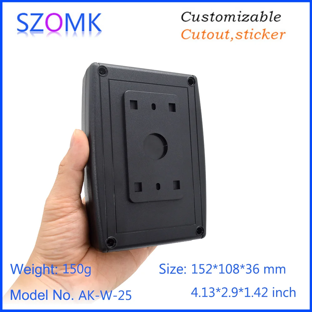 szomk plastic box enclosure for electronics wall mounting instrument enclosure pcb device box junction housing (15)