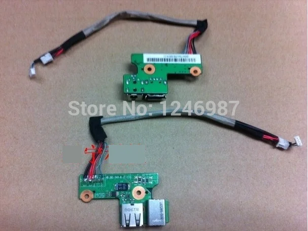 

WZSM New DC Power Jack USB Board with Cable 90w for HP Pavilion DV6000 DV6500 DV6700