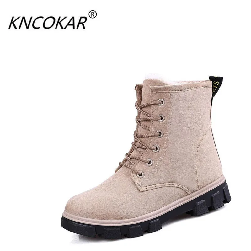 

2017 autumn and winter snow boots and shoes more students with velvet short cylinder grinding with wet cotton shoes women's boot