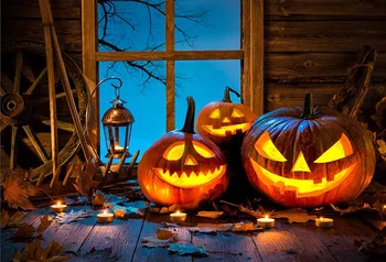 

Halloween backpack Pumpkin Evil Polka Dots Light Bokeh Baby Portrait Photo Backgrounds Photography Backdrops For Photo Studio