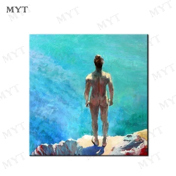 

MYT Beautiful Rainbow Oil Paintings Art Modern Living Room Wall Decor Hand Painted Canvas Art Painting Pictures No Framed