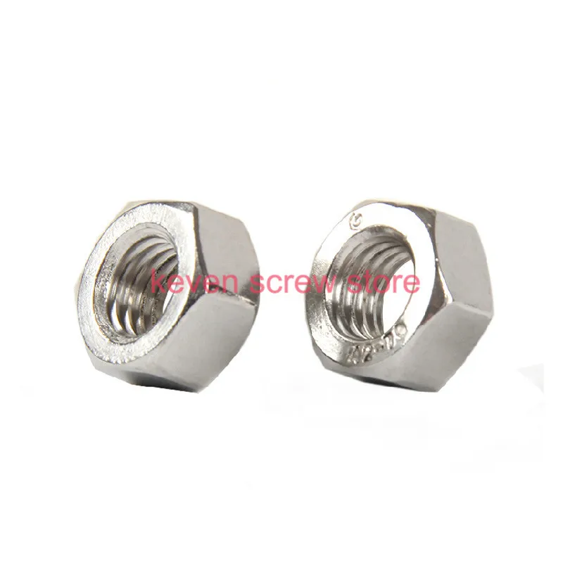 

Free shipping 10pcs/lot Metric thread DIN934 M14 304 Stainless Steel Hex Nuts