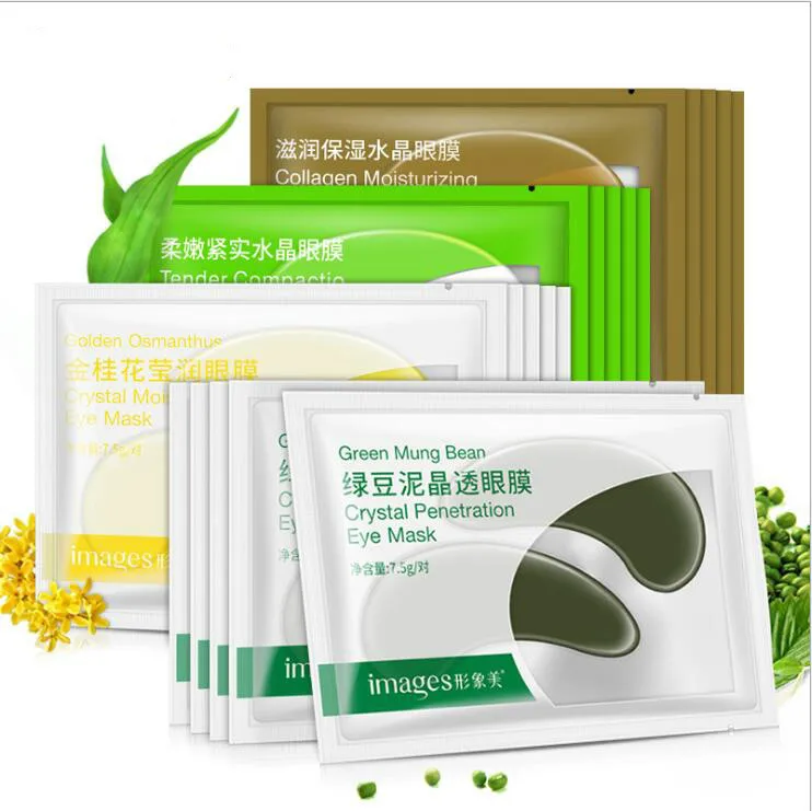 

6pcs=3packs Gold Eye Mask Patch For Eye Crystal Collagen Mask Moisturizing Anti Aging Anti Wrinkle Dark Circles Remove Eye Care