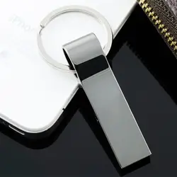 Металлический usb флеш-накопитель 16 ГБ 32 ГБ USB 2,0 pendriver memory stick pen drive 8 ГБ реальная емкость 64 Гб 128 ГБ флеш-диск с кольцом для ключей