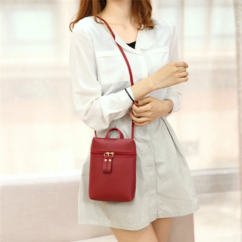 

AOTIAN Candy Color One Shoulder Small Messenger Bag Mobile Phone Pocket Purse Cross Body Messenger Bag Small Square Bags A30