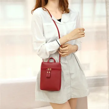 

HTNBO Candy Color One Shoulder Small Messenger Bag Mobile Phone Pocket Purse Cross Body Messenger Bag Small Square Bags A20