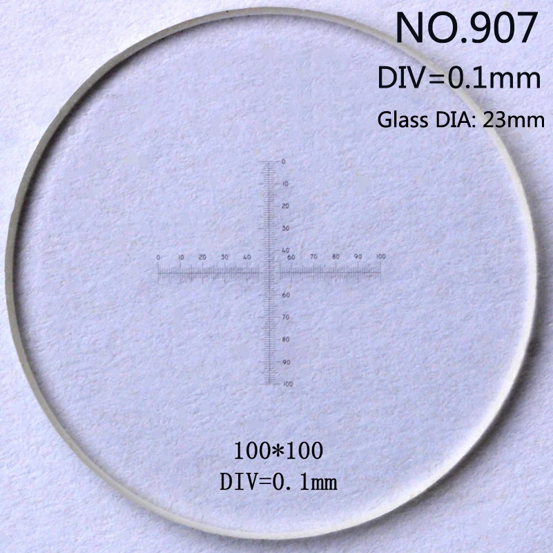 Окуляр микрометр и Калибровочная направляющая для биологического микроскопа окуляр линейка диаметром 19 мм 23 мм 26 мм