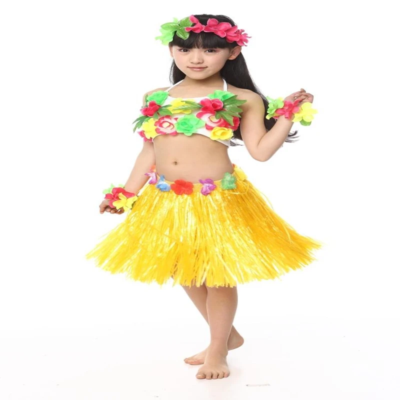 Hawaiian Dancer Girls Luau Fairy Child Halloween Costume