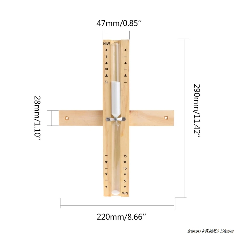 Настенные вращающиеся часы для сауны деревянные песочные часы белый песок таймер 15 минут горячая распродажа
