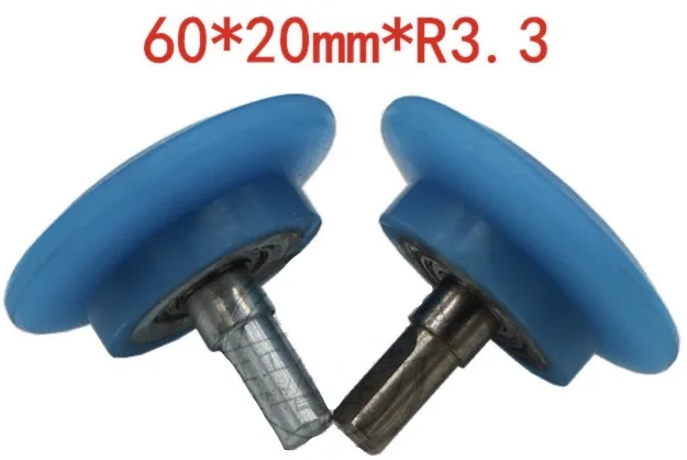 

4pcs/lot Woodworking covering accessories Bearing feed wheel R circular arc silicon rubber wheel
