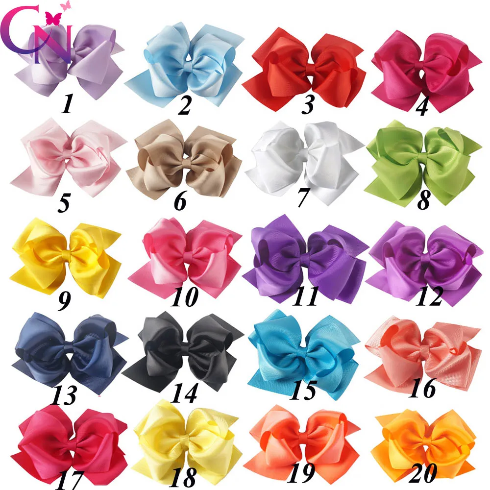 CN20pcslot5GirlsBoutiqueHairAccessoriesFashionSolidHandmade