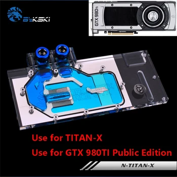 

Bykski Full Cover Graphics Card Water Cooling Block use for NIVDIA GTX TITAN-X / GTX980TI Public Edition GPU Radiator RGB Cooler