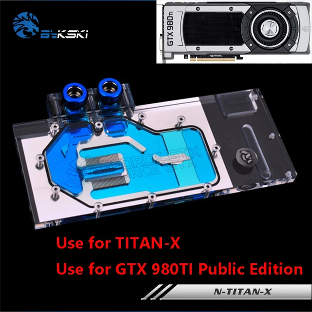 Best Offers Bykski Full Cover Graphics Card Water Cooling Block use for NIVDIA GTX TITAN-X / GTX980TI Public Edition GPU Radiator RGB Cooler Best Offers Bykski Full Cover Graphics Card Water Cooling Block use for NIVDIA GTX TITAN-X / GTX980TI Public Edition GPU Radiator RGB Cooler