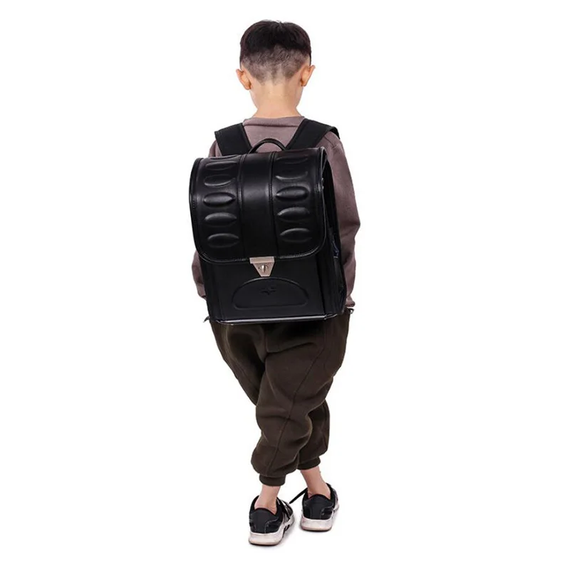 Ортопедические школьные ранцы для мальчиков и девочек, детский рюкзак высокого качества из искусственной кожи, детский рюкзак Randoseru, детская Студенческая сумка