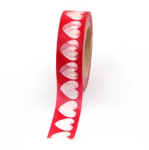 Washi Tape Heart Scrapbooking Tools Masking Tape DIY Cute Kawaii Heart Star Washi Tape