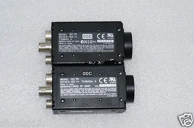 

DHL/EMS 2 pc USED Son+y XC-75 Industrial Camera tested