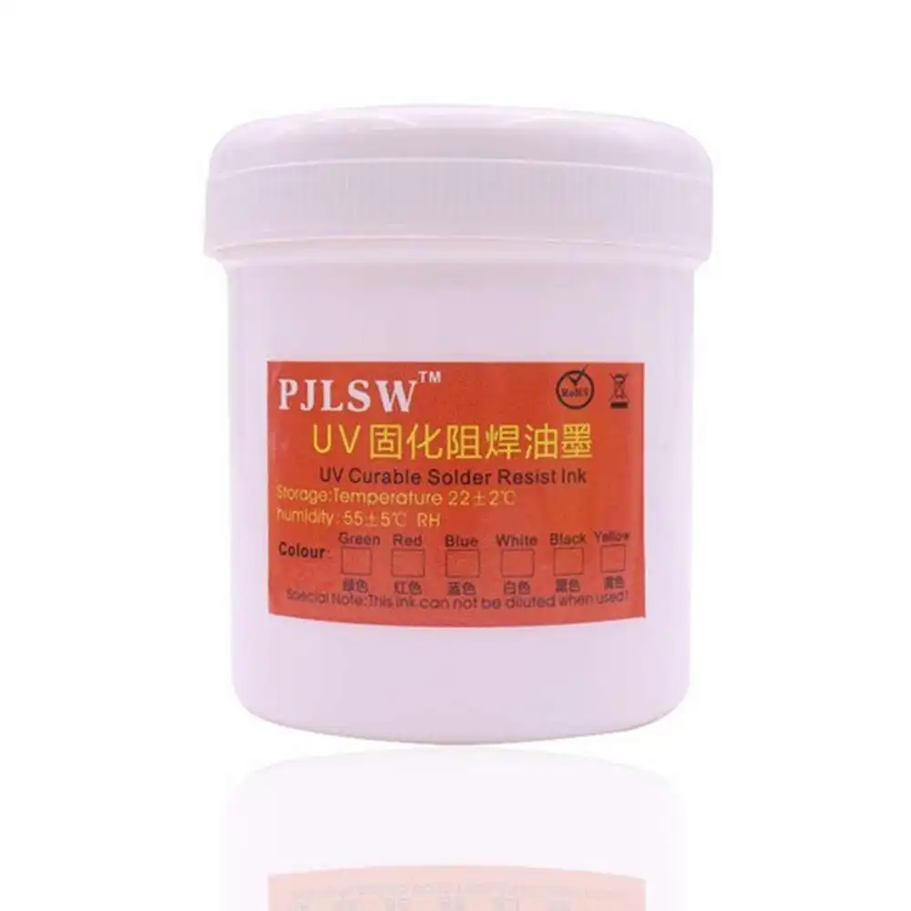 

Free shipping PCB UV photosensitive inks, Multiple colors PCB UV curable solder resist ink,solder mask UV ink