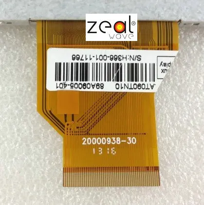 50 Pin " дюймовый Innolux AT090TN10 ЖК-дисплей панель экрана 800*480 для планшет ПК GPS MP4 MP5