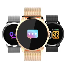 Получить скидку Newwear Q8 Смарт-часы OLED Цвет Экран Smart Electronics Smartwatch модные Фитнес трекер сердечного ритма Bluetooth Для мужчин человек Для женщин