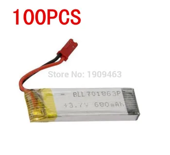 

100PCS UDI U817A U818A U818 V959 V929 V222 S032 H07N H07C H07NL GRC Quadricopter Spare Parts Battery 3.7V 680mAh