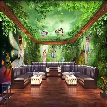 

Custom 3D Non-Woven Whole House Wallpaper Children Cosmic Planet Photo Mural Cartoon Character Home Decor For Kids Room Bedroom