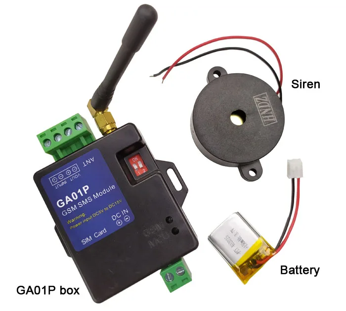 GA01P умный дизайн домашней безопасности GSM сигнализация системы SMS и вызова беспроводной сигнализации отключение питания оповещения