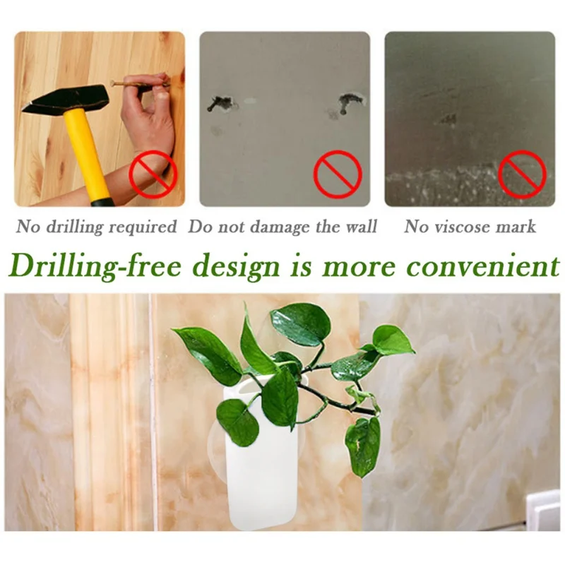 New Silicone Vase Sticker Multi-purpose Wall Fridge Stickers for Household Furniture Decoration Art Poster Accessories