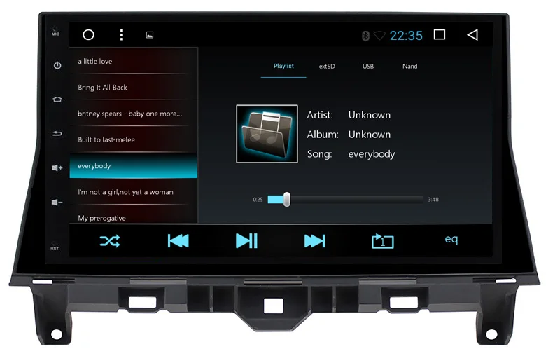 Sale 10.1"Octa Core Android 8.1 Car GPS Navi For Honda Accord 8 2008-2012 with Radio BT AUX DVR WIFI Stereo Capacitive screen 2G+32GB 1