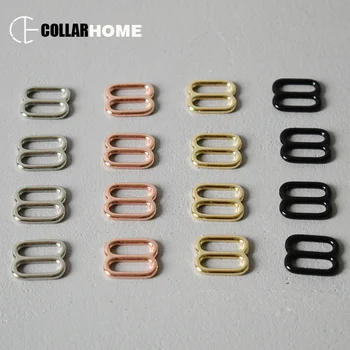 

200pcs multicolor metal adjuster tri-glide sliders 15mm webbing cat dog collar straps accessories belt buckles durable hardware