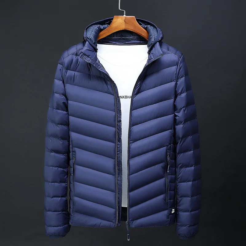 

2019 Fashion down jackets detachable hat down coat windproof and worm for mens
