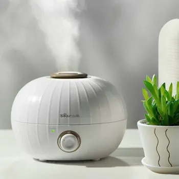 

1L humidifier 220v air humidifier electric mini air moistener quiet radiation Microns thin fog pumpkin humidifier