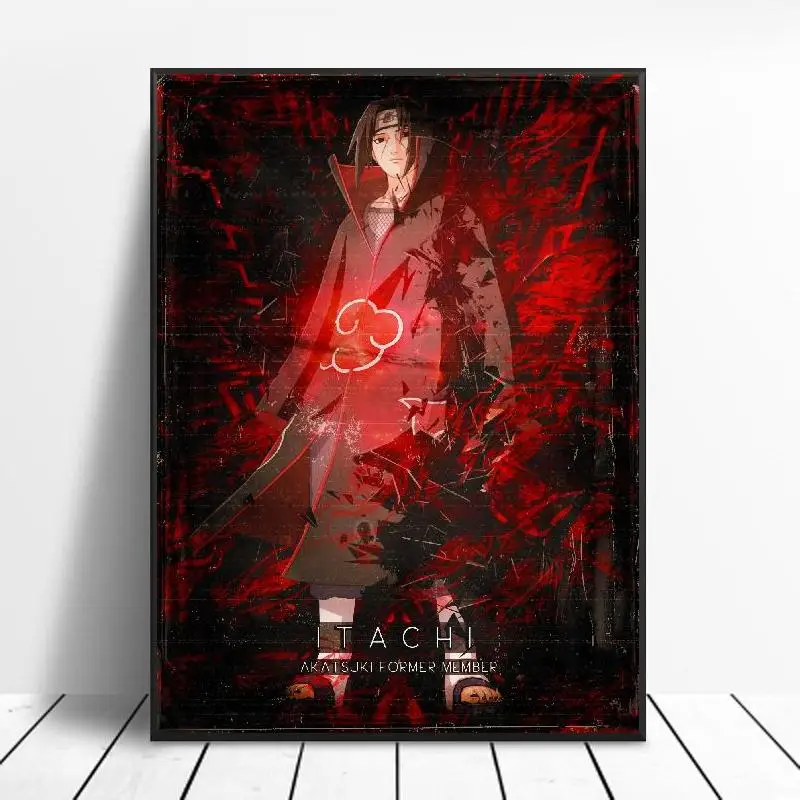 

Naruto Akatsuki Canvas Painting Art Print Poster Picture Wall Modern Minimalist Bedroom Living Room Decoration