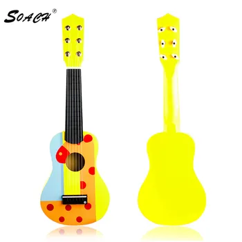 

SOACH 2016 bass acoustic guitar new ukulele giraffe animal pattern 6-string Acoustic guitar Child Adult guitar