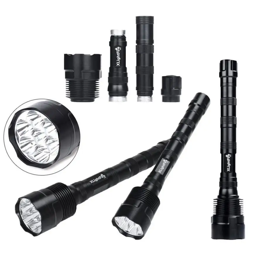 

2017 NEW XLightFire 30000 Lumens 12x CREE XML T6 5 Mode 18650 Super Bright LED Flashlight 726