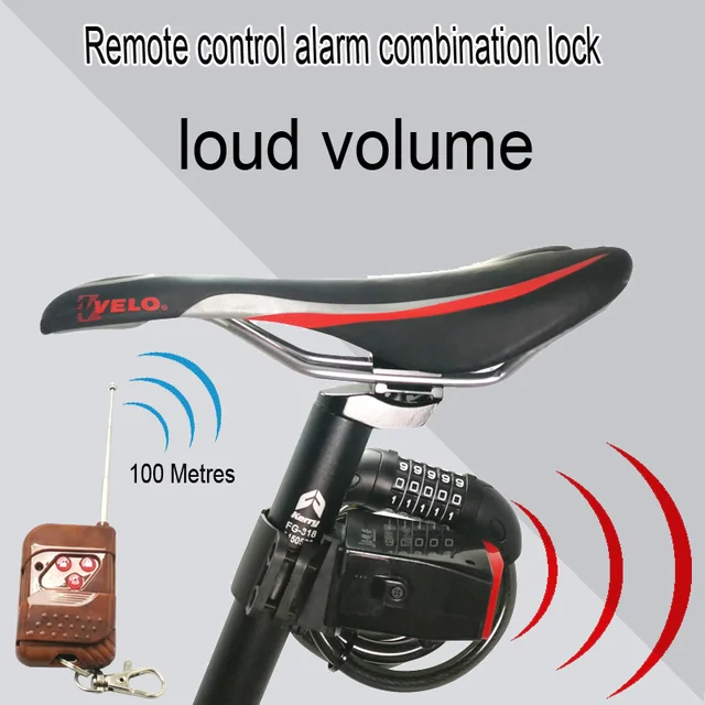 Bicycle Security Vibration Lock with Sensor Bike Alarm lock System