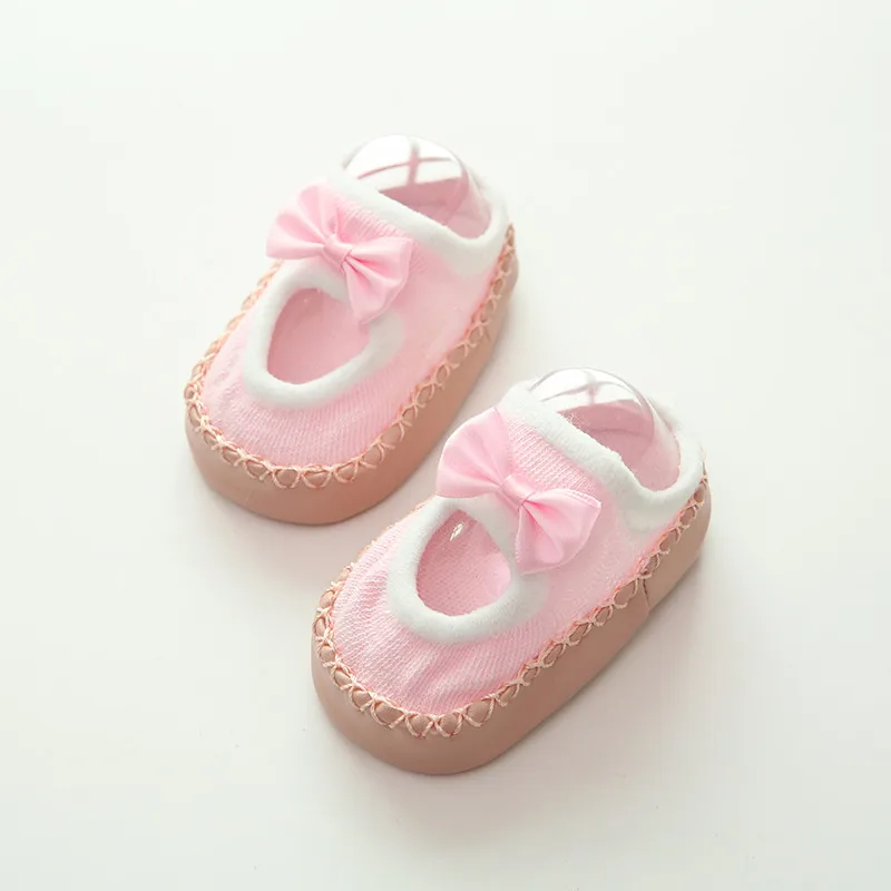 Miaoyoutong/ классические туфли для новорожденных; обувь для малышей; носки-тапочки для малышей; нескользящие носки с мягкой подошвой - Цвет: 177-fen